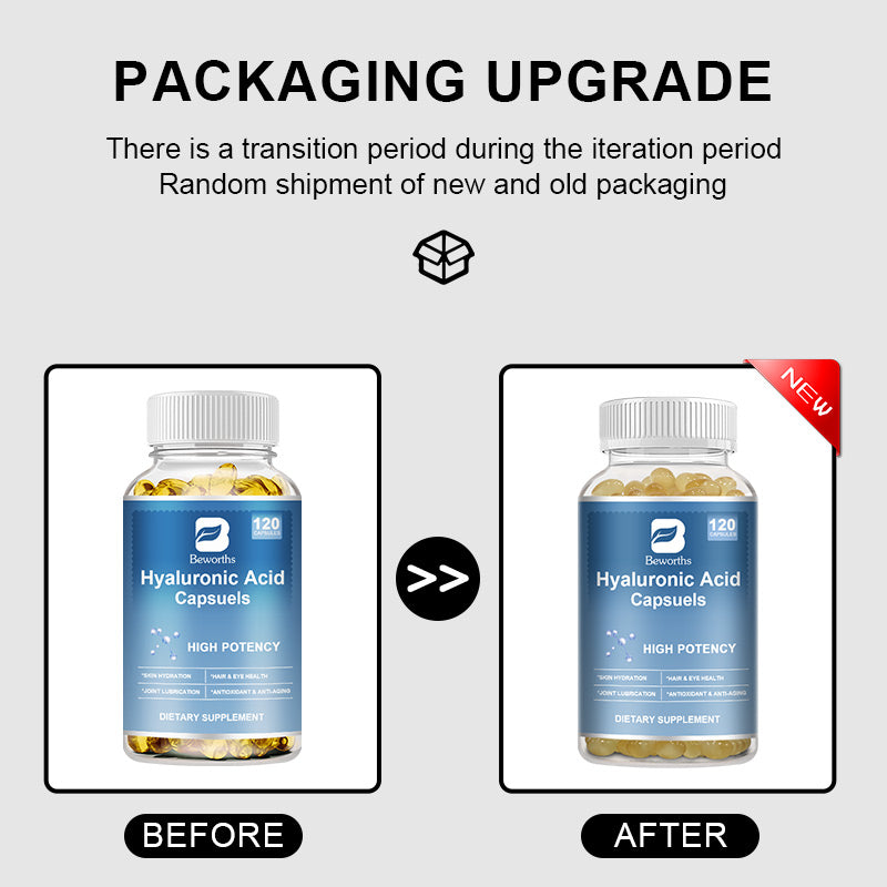Hyaluronic Acid Capsules with Biotin & Vitamin C -120ct