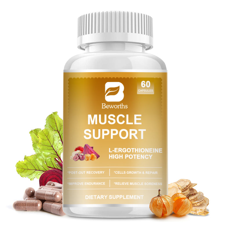 B Beworths L-Ergothioneine Capsules Muscle Support 120pcs
