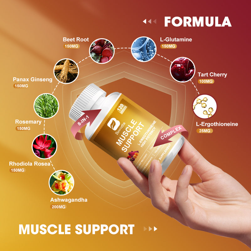 B Beworths L-Ergothioneine Capsules Muscle Support 120pcs