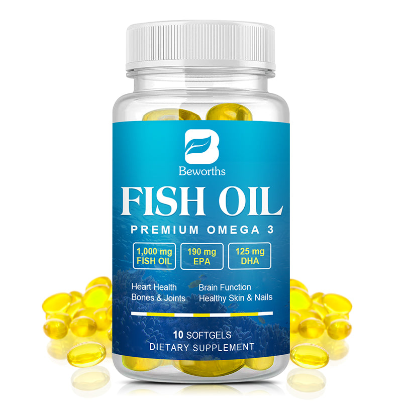 BEWORTHS Deep Sea Oil Omega3 Capsules Rich In DHA And EPA VE Non-GMO Vegetarian