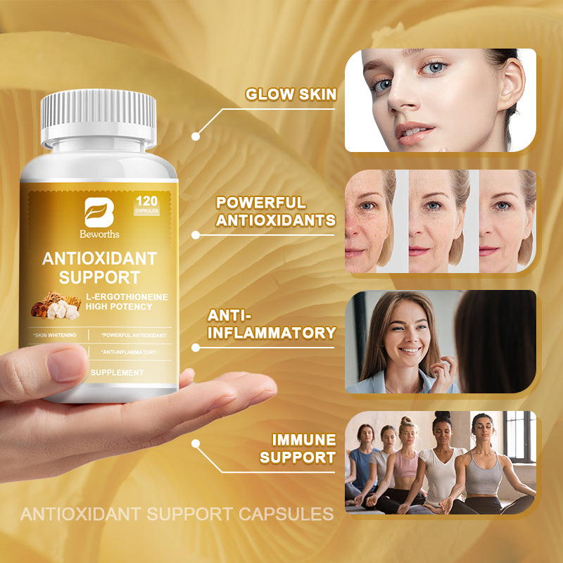 B Beworths L-Ergothioneine Capsules Antioxidant Support 120pcs