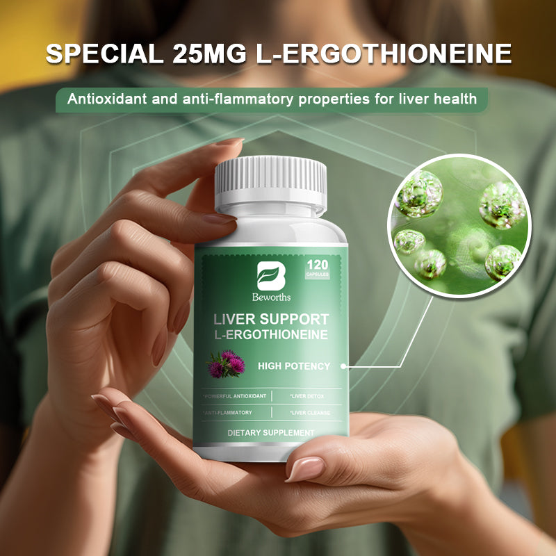 B Beworths L-Ergothioneine Capsules Liver Support 120pcs