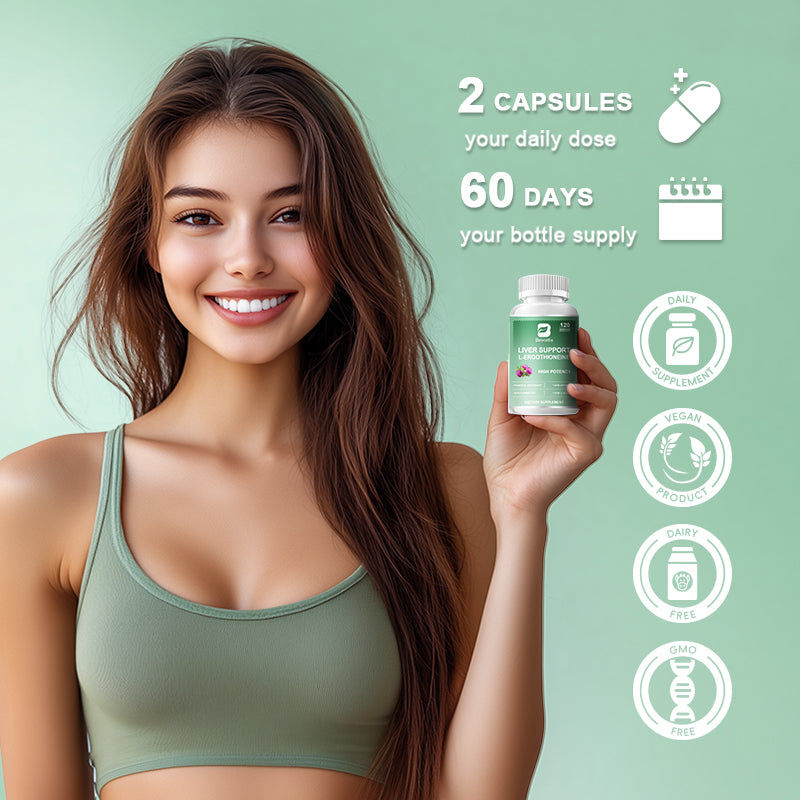 B Beworths L-Ergothioneine Capsules Liver Support 120pcs