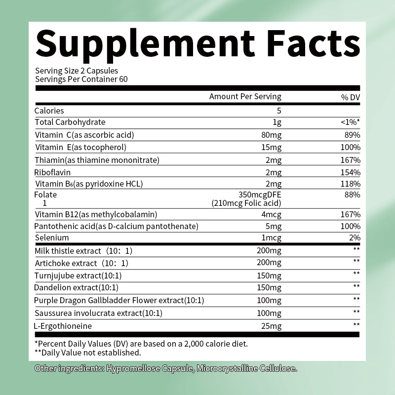 B Beworths L-Ergothioneine Capsules Liver Support 120pcs