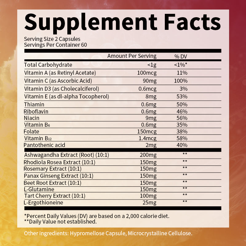 B Beworths L-Ergothioneine Capsules Muscle Support 120pcs