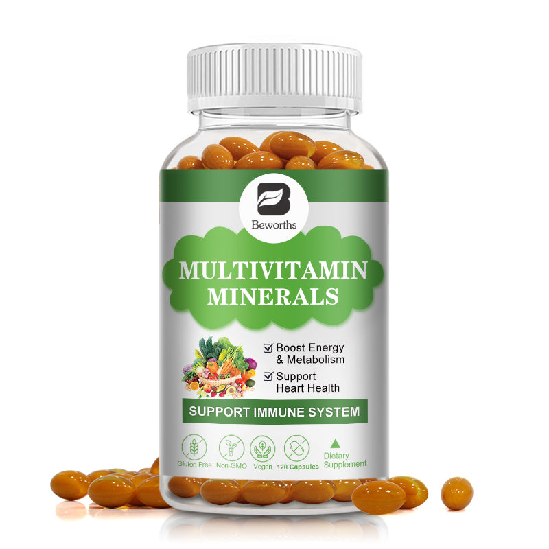 Multivitamin & Minerals Capsules with Vitamin B12, D3 & K2