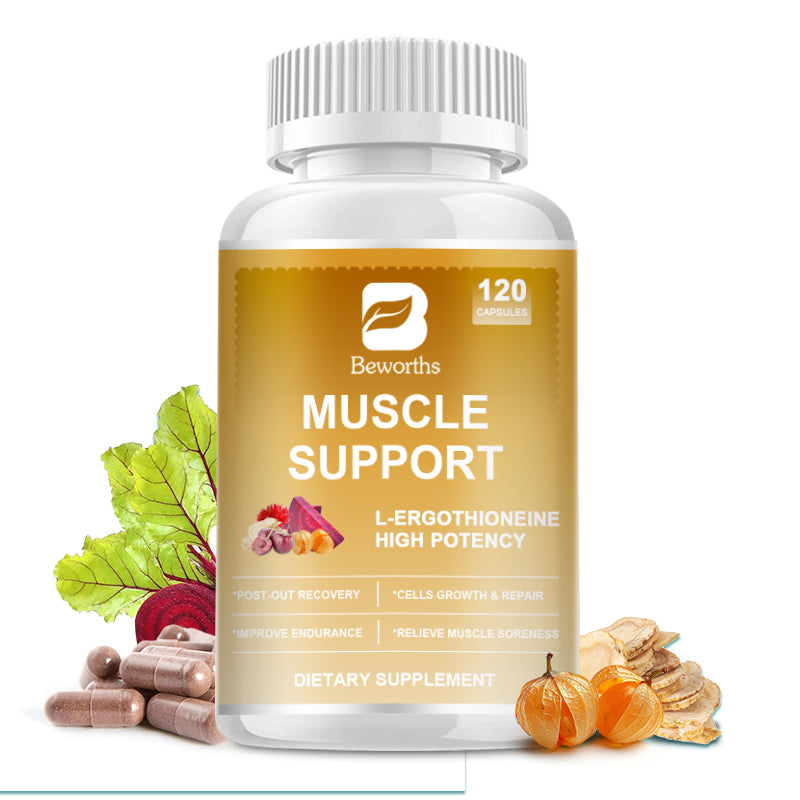 B Beworths L-Ergothioneine Capsules Muscle Support 120pcs