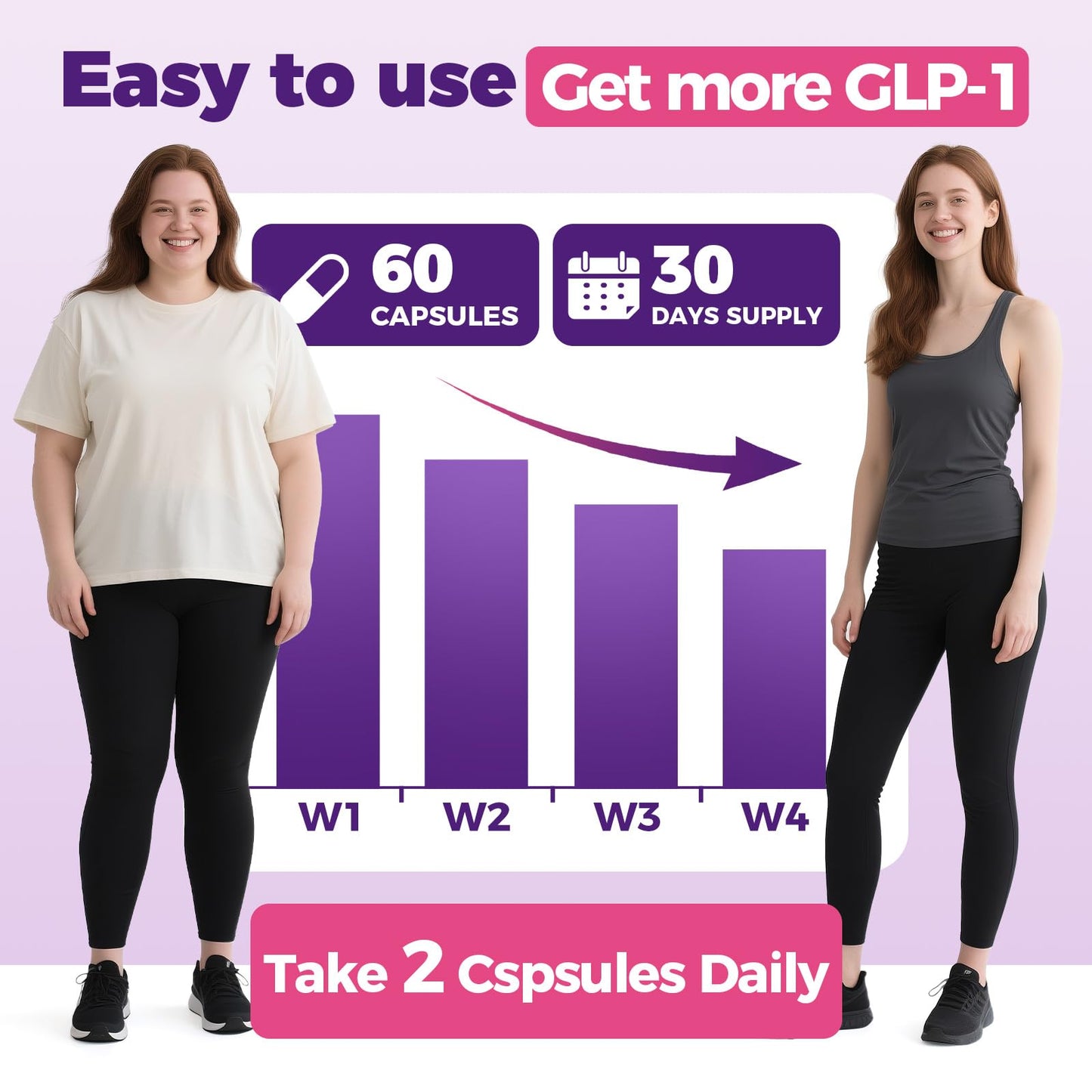 GLP-1 Supplement - Akkermansia Probiotics with Berberine for Women & Men, for GLP-1 Production, Digestive, Gut, Immune Health, Enhances Gut Digestive Lining Function, 120 Capsules