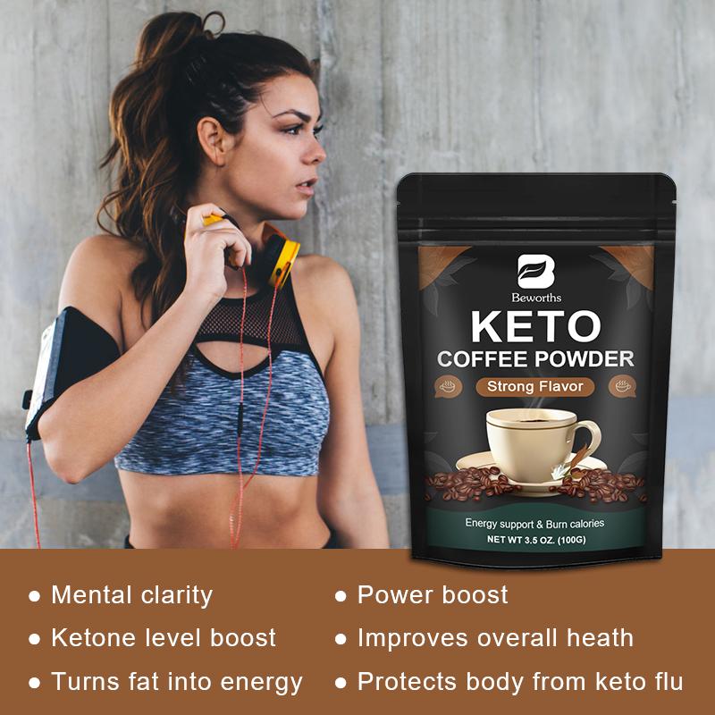 Keto Coffee Powder na may Mababang Calorie