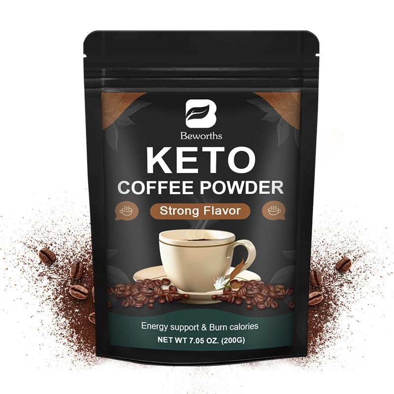 Keto Coffee Powder na may Mababang Calorie