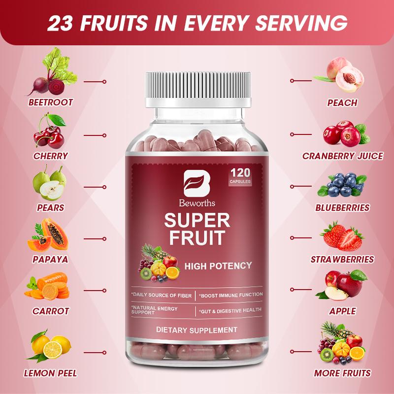 Mga Organic na Super Fruits Capsules