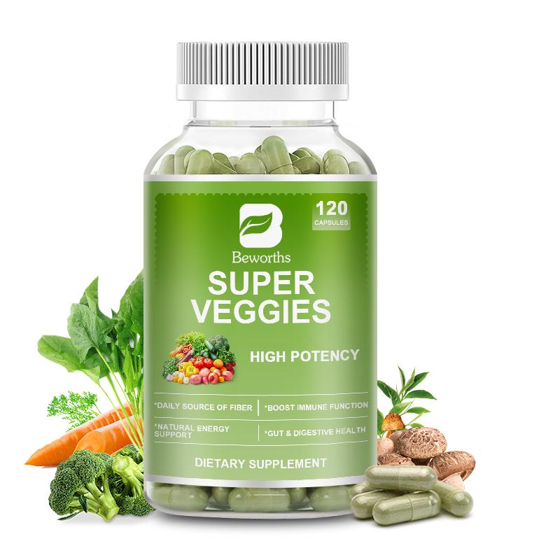 Mga Organic na Super Veggies Capsules