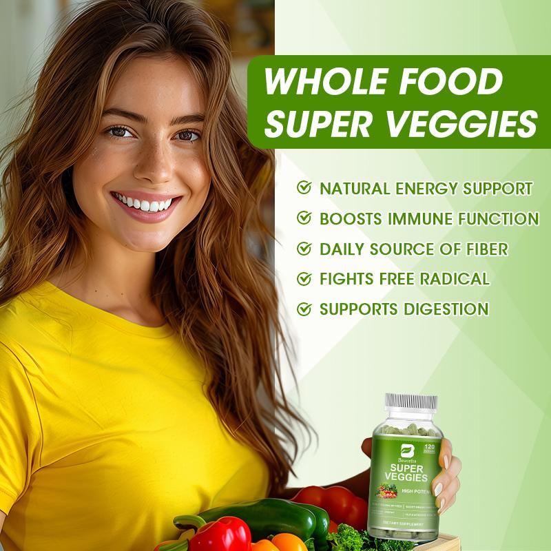 Mga Organic na Super Veggies Capsules