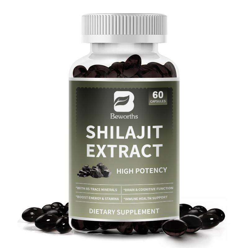 Shilajit Pure Himalayan Capsules na may Ginseng