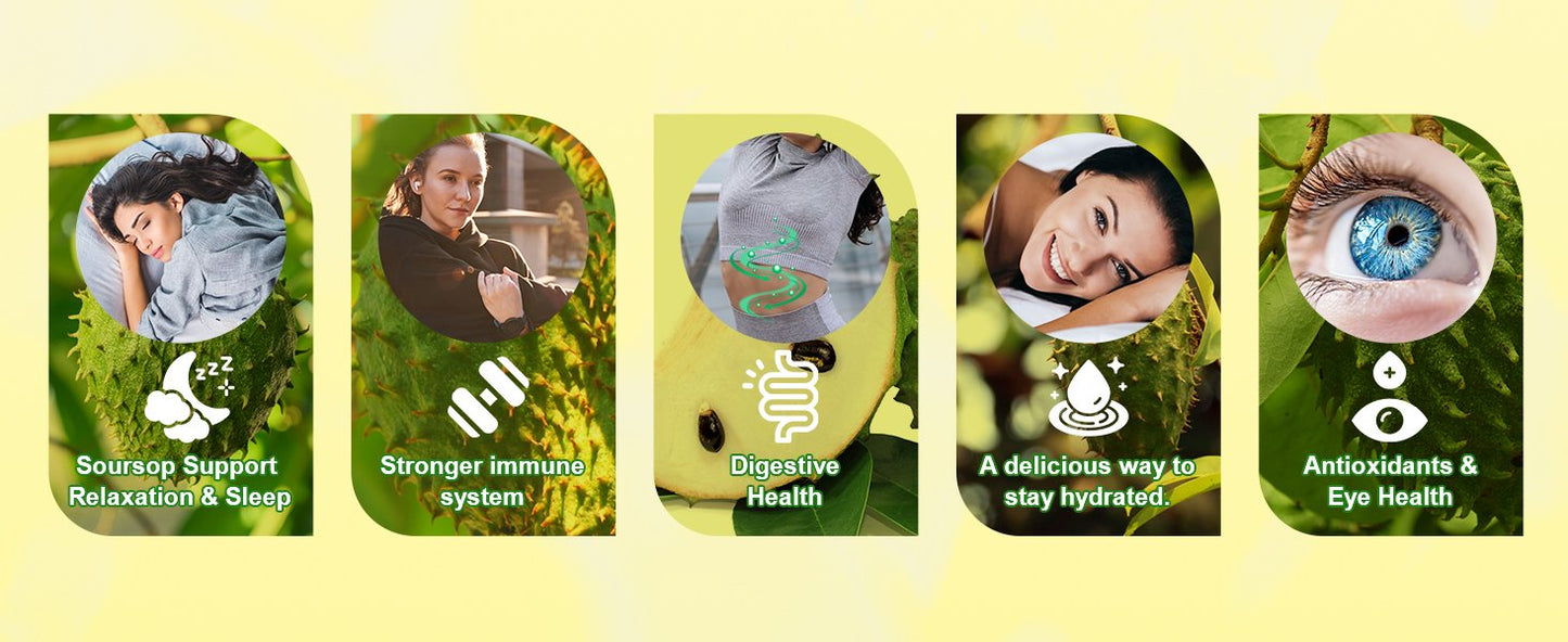 Soursop Bitters Liquid Drops Supplement with Irish Sea Moss