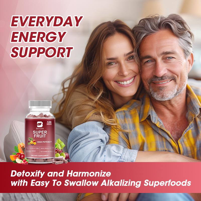 Mga Organic na Super Fruits Capsules