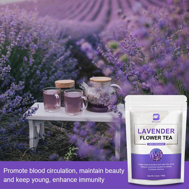 BEWORTHS Lavender Flower Tea Dried Flower Buds Fragrant Sachet DIY Raw Materials