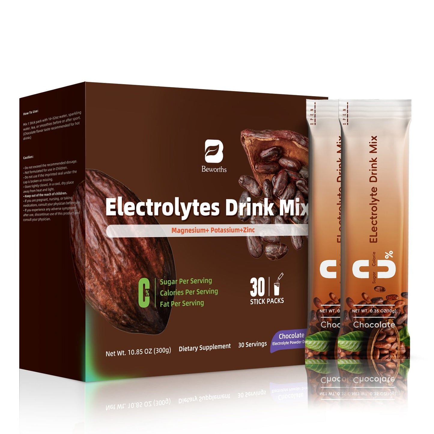 Electrolytes Powder Packets Sugar-Free | Keto Electrolytes Powder Packets with Magnesium, Vitamins Replenish Hydration & Energy Boostfor for Electrolyte Drink Mix | Zero Calorie - 30 Sticks