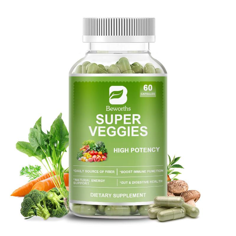 Mga Organic na Super Veggies Capsules