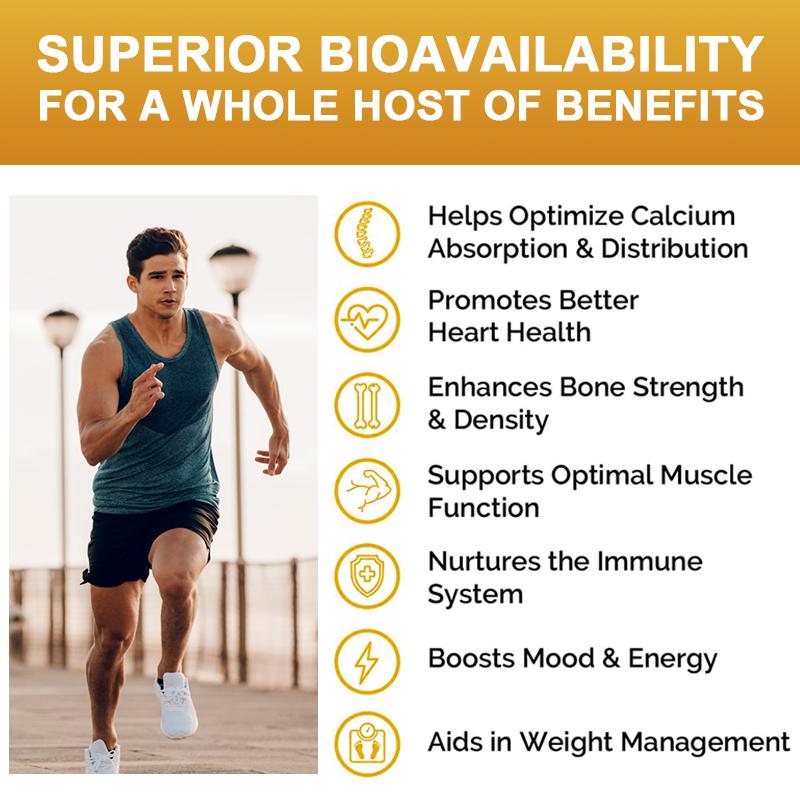 4-in-1 Calcium Capsules with Vitamin D3 K2 B12