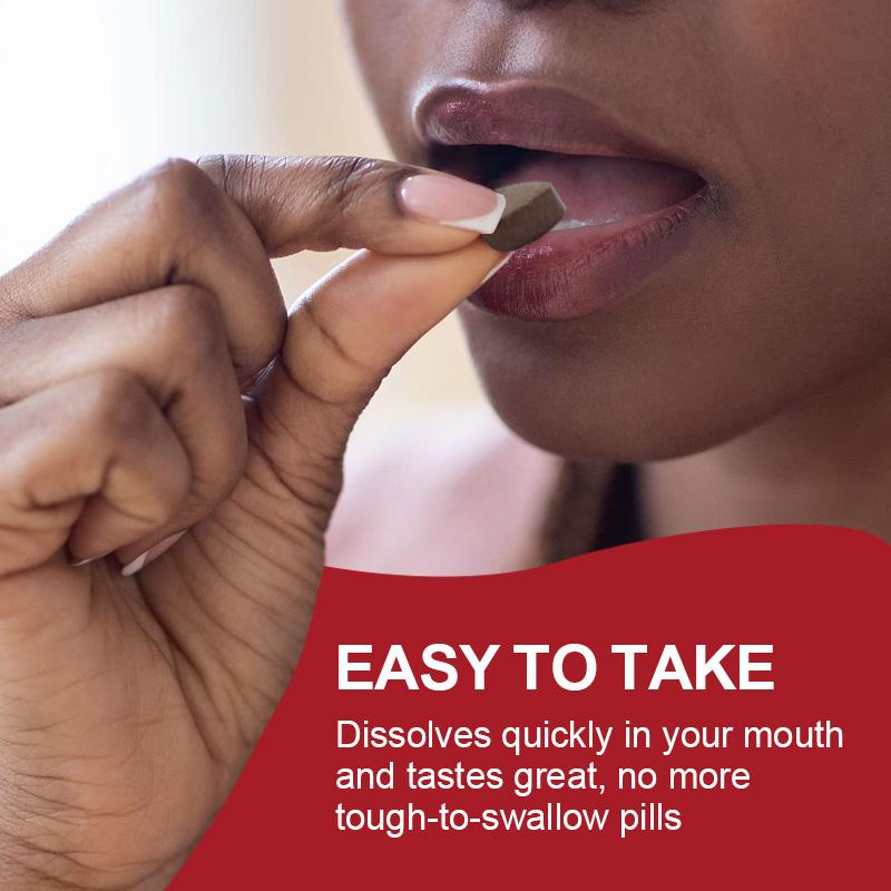 BEWORTHS Iron Tablet Capsules Supplement na may Suporta sa Vitamin C para sa Babae at Lalaki