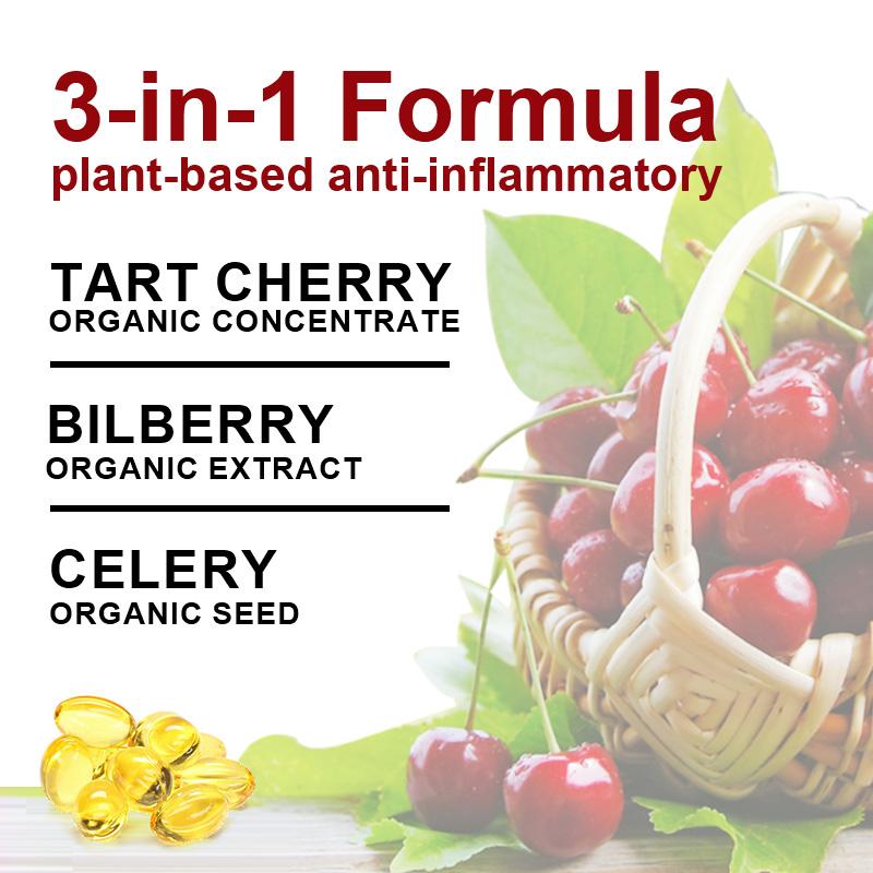 Tart Cherry Extract Capsules with Bilberry Fruit & Celery Seed