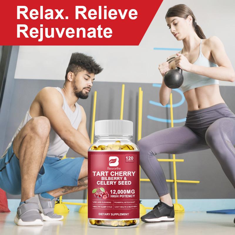 Tart Cherry Extract Capsules with Bilberry Fruit & Celery Seed