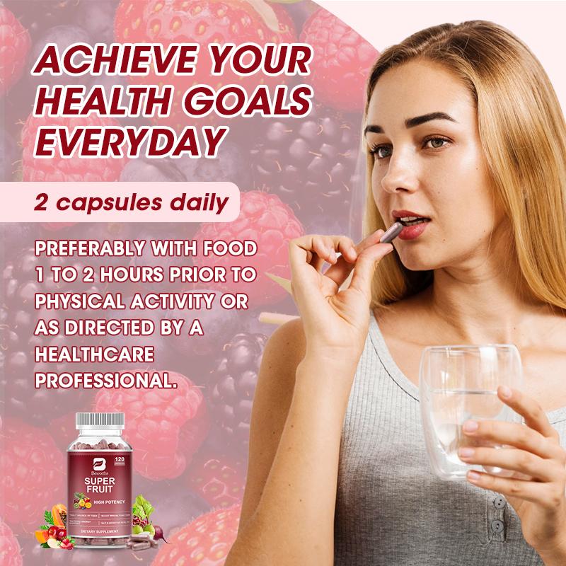 Mga Organic na Super Fruits Capsules