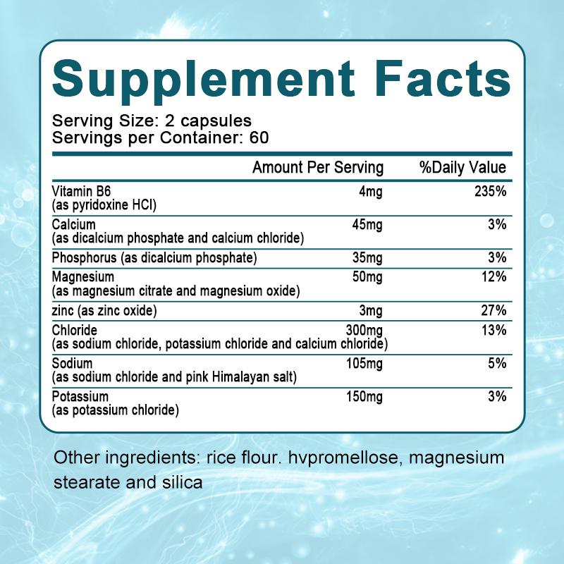 Mga Kapsul ng Electrolyte Salt