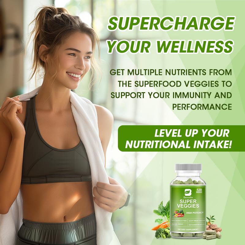 Mga Organic na Super Veggies Capsules
