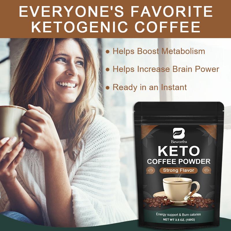 Keto Coffee Powder na may Mababang Calorie