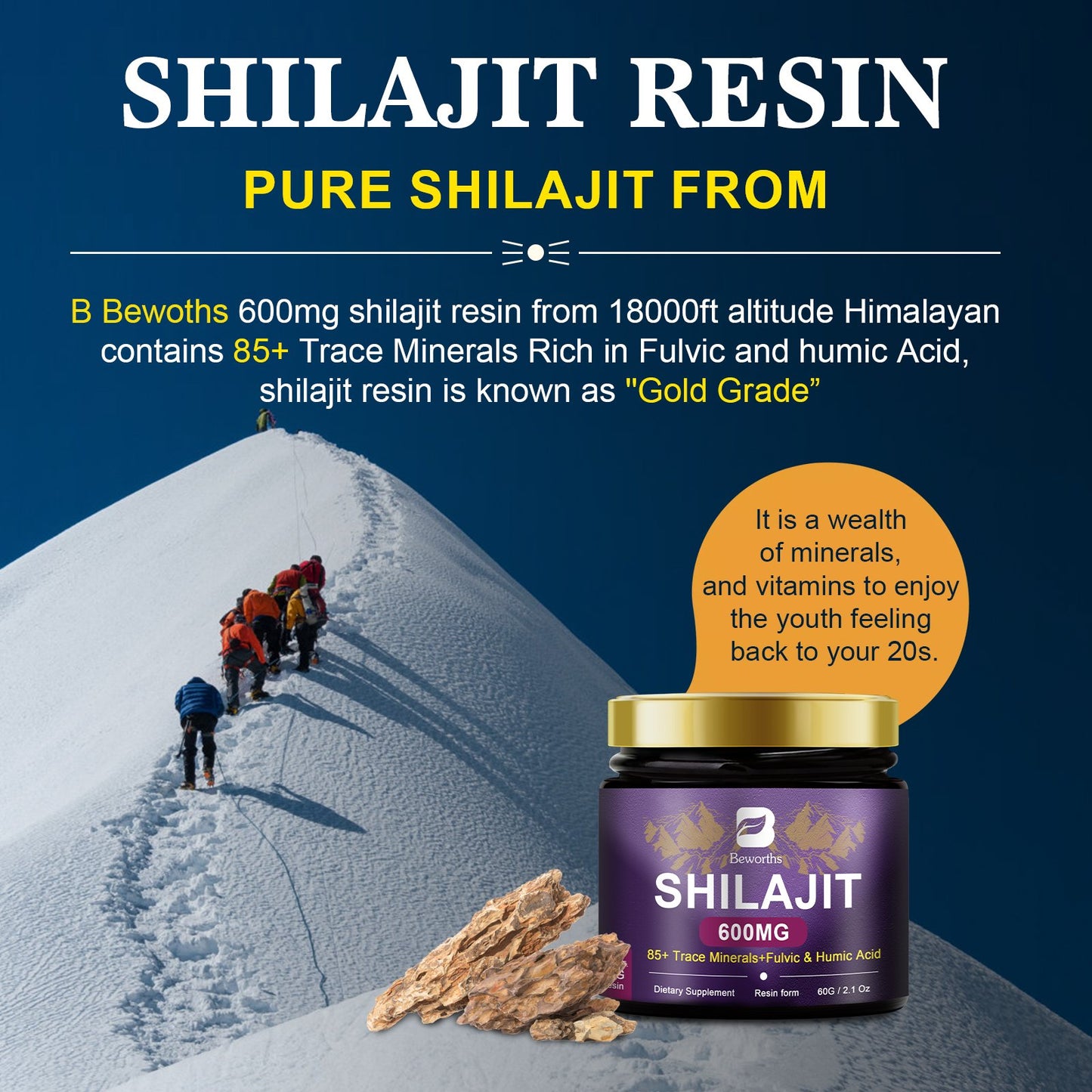 Himalayan Shilajit Resin Gel
