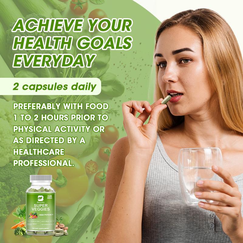 Mga Organic na Super Veggies Capsules