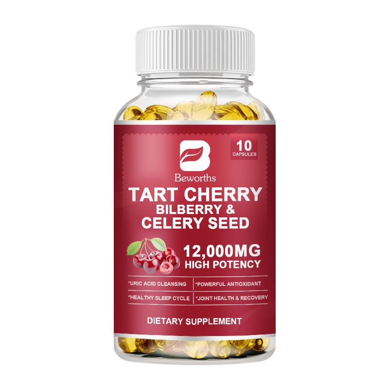 Tart Cherry Extract Capsules with Bilberry Fruit & Celery Seed