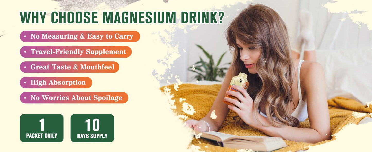 Magnesium Citrate Liquid Supplement 280Mg, with Bromelain, Vitamin C, D3, B6, Zinc, High Absorption Magnesium Citrate Oral Solution