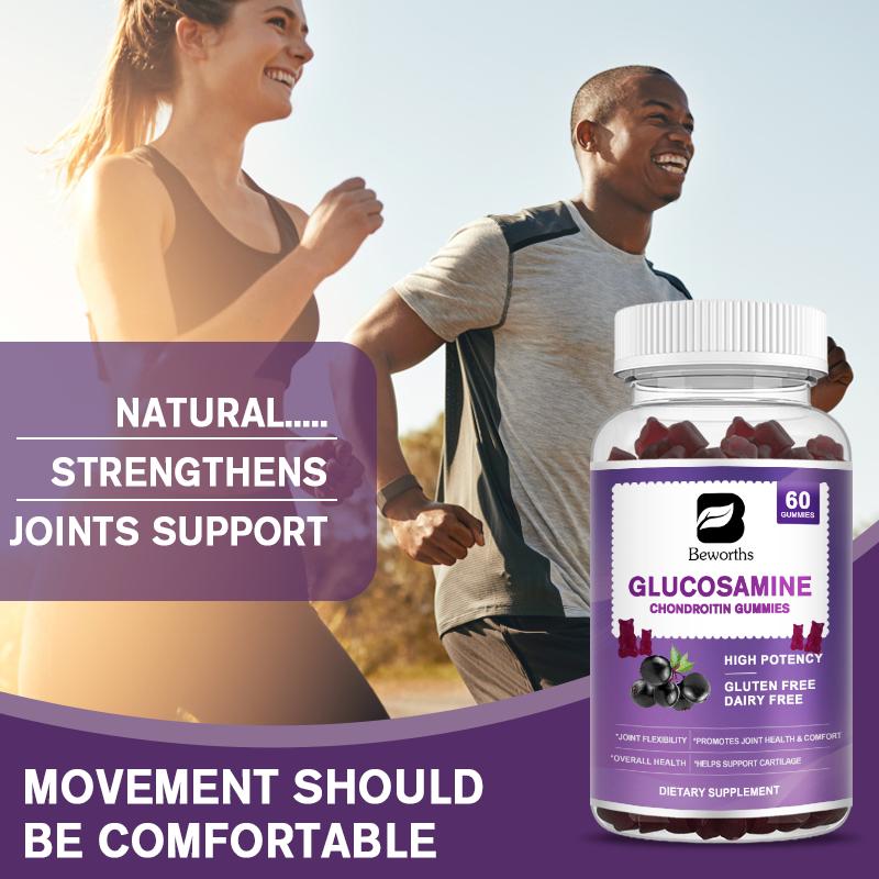 Glucosamine Chondroitin Gummies with MSM & Elderberry