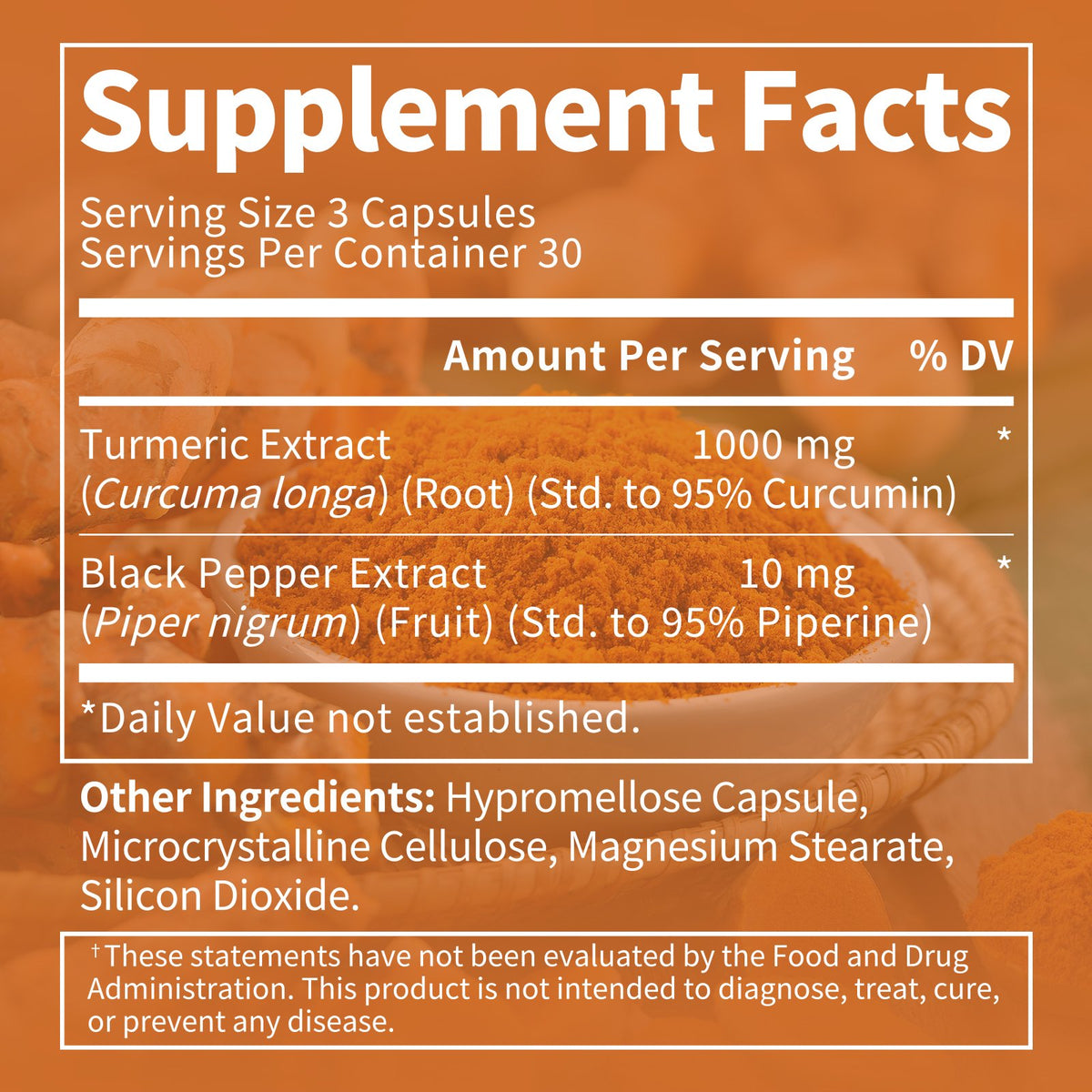 (2 Pack) Turmeric Curcumin 1000mg - 95% Curcuminoids & Black Pepper Extract for Joint & Immune Health Support, 180 Count