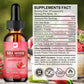Strawberry Flavored Sea Moss Liquid Drops - Organic Irish Sea Moss Gel with Burdock Root