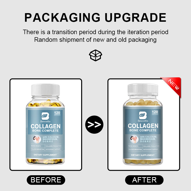 Collagen Capsules with Plant-based Calcium & Magnesium