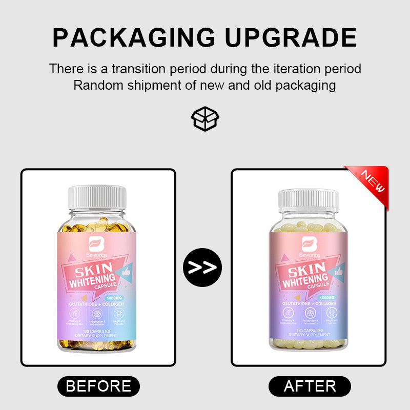 Glutathione & Collagen Skin Whitening Capsules