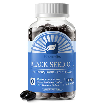 Beworths Premium Black Seed Oil Softgels
