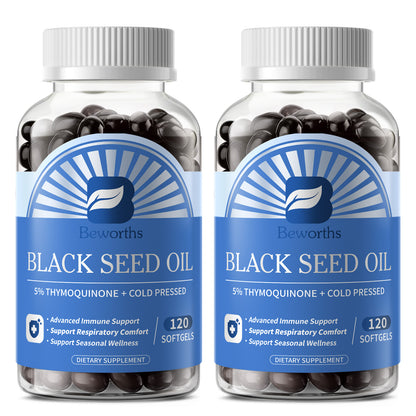 Beworths Premium Black Seed Oil Softgels