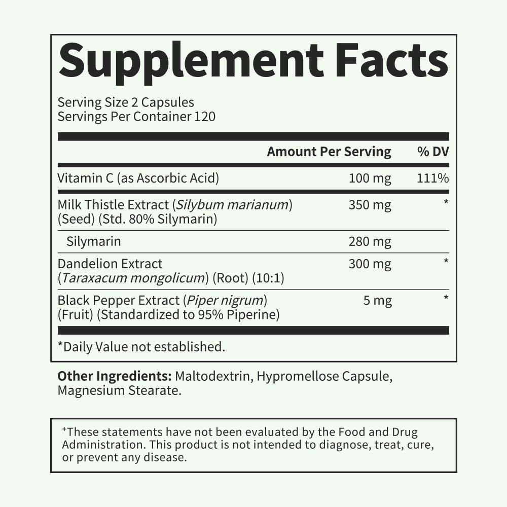 2 Packs LIVER SHIELD Capsules: Your 24/7 Liver Guardian