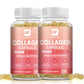 (2 Pack) Multi Collagen Capsules, with Hydrolyzed Collagen Type I, II, III, V, X for Hair, Skin, Nail & Joint Support, 120 Capsules