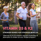 Beworths Vitamin D3 + K2 Gummies, 1000 IU D3 + 45 Mcg K2 for Bone & Muscle, 60 Gummies