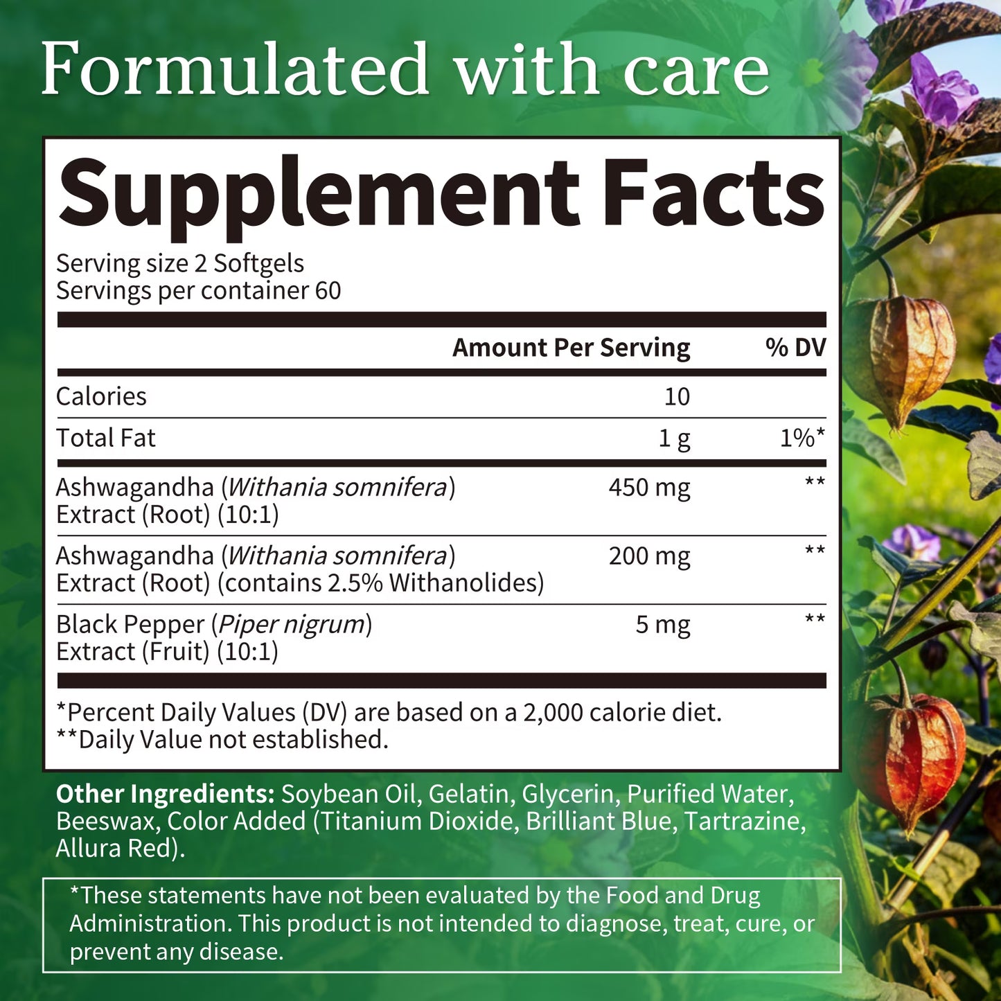 Ashwagandha Capsules 2100mg - Organic Ashwagandha Supplement - Support Stress, Mood & Energy for Men and Women - 360 Softgels(3 PACK)