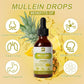 Mullein Drops for Lungs, Lung Detox & Cleanse, 420,000‬mg Mullein Leaf Extract Tincture, for Respiratory, Immune, 30 Servings