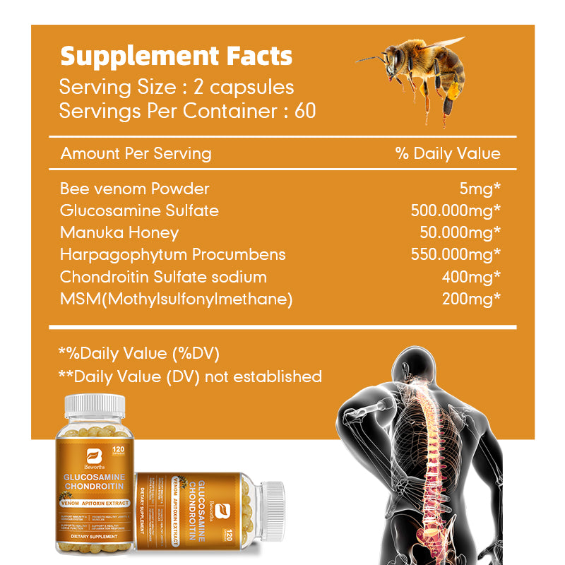 BEWORTHS Glucosamine Chondroitin Capsules（120pcs）