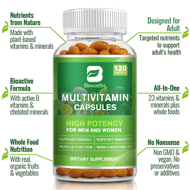 BEWORTHS Multivitamin Capsules with Vitamins & Minerals