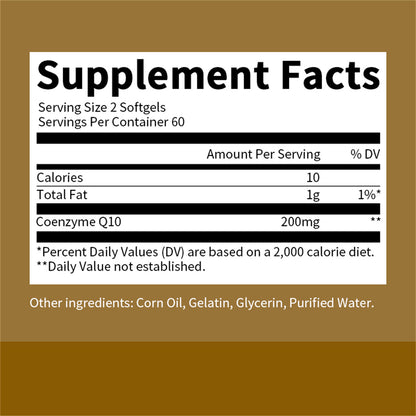 (2 PACK) Beworths CoQ10 Capsules 200mg | 240 Count | Non-GMO and Gluten Free Supplement | High Absorption